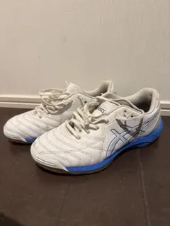 ASICS フットサルシューズ ホワイト/ブルー