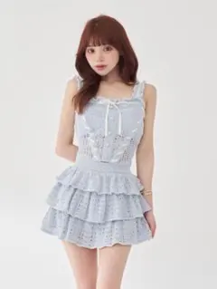 全サイズ完売品】ravijour コルセットビキニセット SAX BLUE - メルカリ