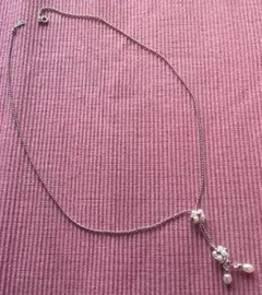 淡水パールネックレス  ボールチェーン