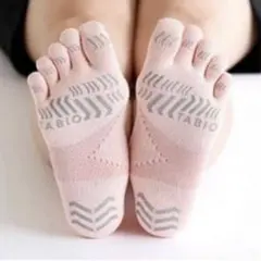 即納★ TABIO 五本指 ソックス サクラピンク 25〜27cm
