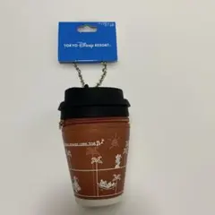 【新品未使用】ディズニーバッグチャーム　ホットドリンク型　キーチェーン
