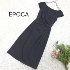 EPOCA エポカ 40 ワンピース フレンチスリーブ 半袖 無地 フォーマルのサムネイル