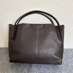 ブラウン レザートートバッグ ブラウンのサムネイル