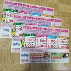 2026 レオマサマーキャンペーン特別ご優待券のサムネイル