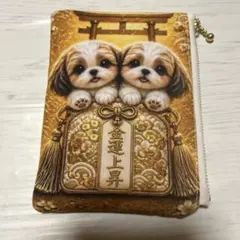 フラットポーチ くま柄 星蜜工房 両面パネル ❤️ハンドメイド - メルカリ