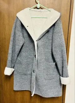 ボアコート　フード付き　M〜Lサイズ
