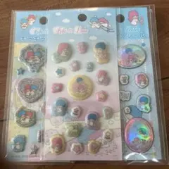 サンリオ　キキララ　2003年　キラキラシール　レインボーシール他3枚セット