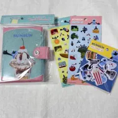 新品 パペットスンスン PUPPETSUNSUN シールバインダー シールセット