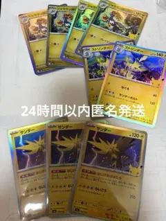 포켓몬 카드 자라랑가 스트린더 썬더 9장 세트