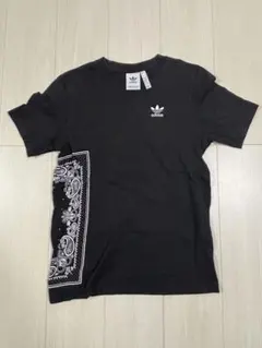 adidas バンダナ柄 黒 Tシャツ M