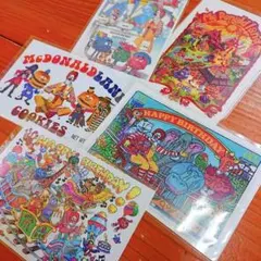 マクドナルド★ポストカード★５枚セット★アメリカン雑貨★アメキャラ★11