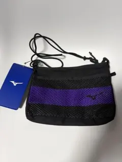 Mizuno サコッシュ ブラック×パープル 2Lのサムネイル