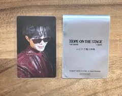 j-hope 映画HOPE ON THE STAGE ムビチケ購入特典 トレカ