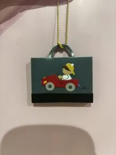 ファミリア　カプセルトイ　デニムバッグ　familiar