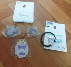【売切価格】サンリオ　クロミ　クロミちゃん　バッグチャーム　ヘアゴム　2点