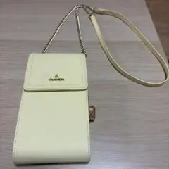&chouette イエロー ショルダーバッグ