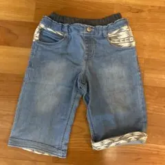 ブリーズデニム半パンツ140cm