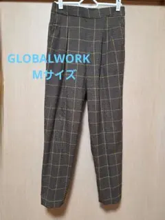 GLOBALWORK　グローバルワーク　M　　パンツ　チェック　テーパード