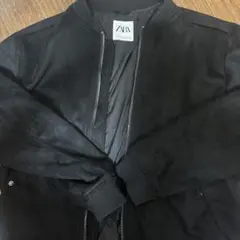 ZARA ブラック スエード風 ジャケット M