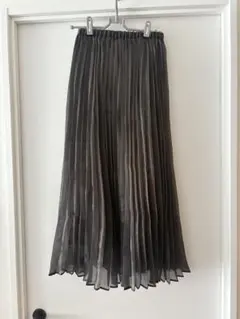 GU グレー プリーツスカート S