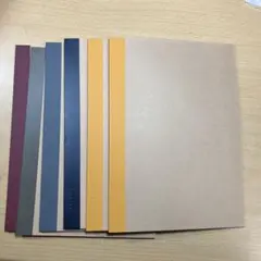 シンプルなA4サイズノート6冊セット