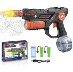 POPERFUN 水鉄砲電動 2個セット電動水鉄砲 USB充電式 ウォーターガン