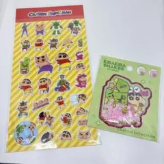 クレヨンしんちゃん ぷくぷくシール BIG キラキラ シェイカー ステッカー