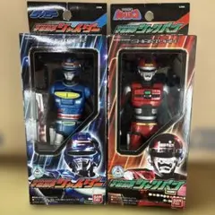 当時物】宇宙刑事ギャバン・シャリバン・シャイダー／クリアverソフビ3