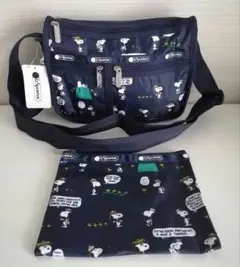 レスポートサック　ショルダーバッグ　スヌーピー