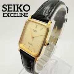 美品★稼働 新品電池 SEIKO セイコー 腕時計 エクセリーヌ スクエア