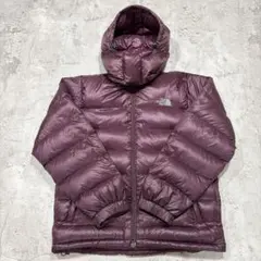 【メンズL】ノースフェイス ダウンジャケット パープル 紫 700フィル