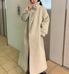 【Ungrid】スタンドカラールーズコート