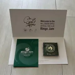 ミセスグリーンアップル RingoJam FC特典 メッセージカード ピンバッジ