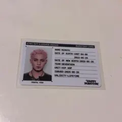 SEVENTEEN MINGYU Happyburstday IDカード