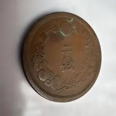 明治15年 二銭銅貨 竜図 ⑥ - メルカリ
