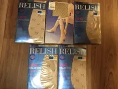 アツギ グンゼ ラッセル編み デザイン タイツ ストッキング セット