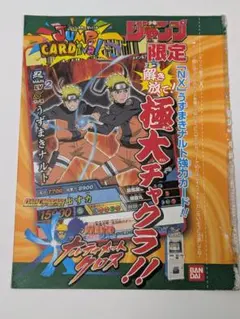 NARUTO ナルティメットカードバトル 週刊少年ジャンプ 袋とじ付録 2点