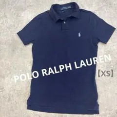 POLO RALPH LAUREN⭐︎ネイビー刺繍ロゴ　ポロシャツ XS