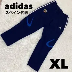 美品 adidas アディダス FEF スペイン代表 ナイロンパンツ XL