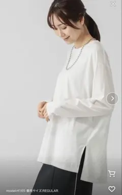 GLOBAL WORK ヘビロッTアソートレイヤード　ホワイト　レギュラー