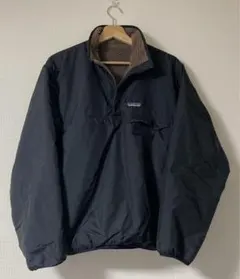 パタゴニア　グリセード　FA98 黒　グレー　　M 美品 1998 パタゴニア グリセード (M) 渦巻 1998年 /USA / リバーシブル