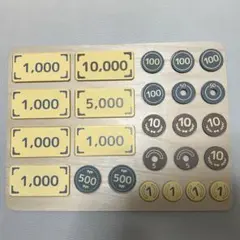スリーコインズ 木のお金 おもちゃのサムネイル