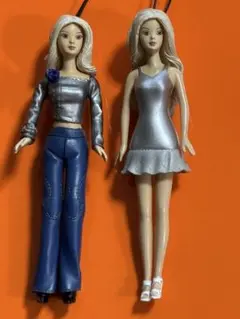 バービー人形 2体ストラップ