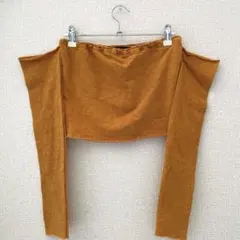 オフショルダークロップトップ　美品のサムネイル