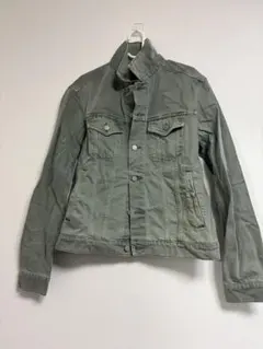 GAP グレー グリーンデニムジャケット