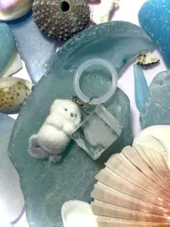 アンブレラマーカー　北極のあかちゃんラッコと氷9