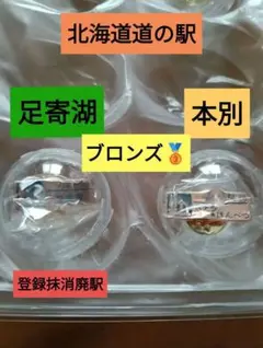 北海道 道の駅 ガチャピンズ ブロンズVer. お得✨️登録抹消付足寄湖本別