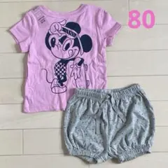 【新品】80cm babyGap ミッキー♡Tシャツ&パンツセット　ディズニー