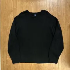 OLDGAPブラック100%コットンニット