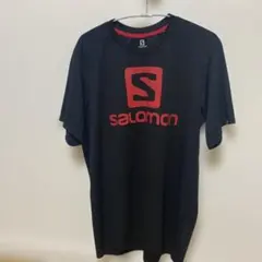 サロモン ブラック レッド Tシャツ Lサイズ